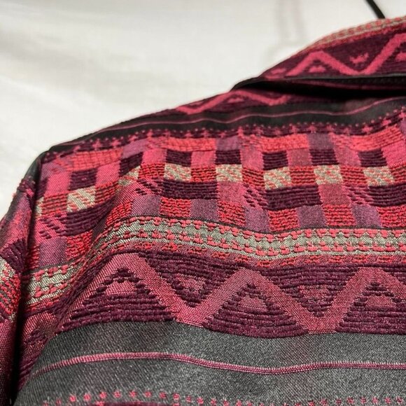 Coldwater Creek Multiprint Textured Blazer Womens 22W Plus Size Art To Wear - Picture 3 of 13